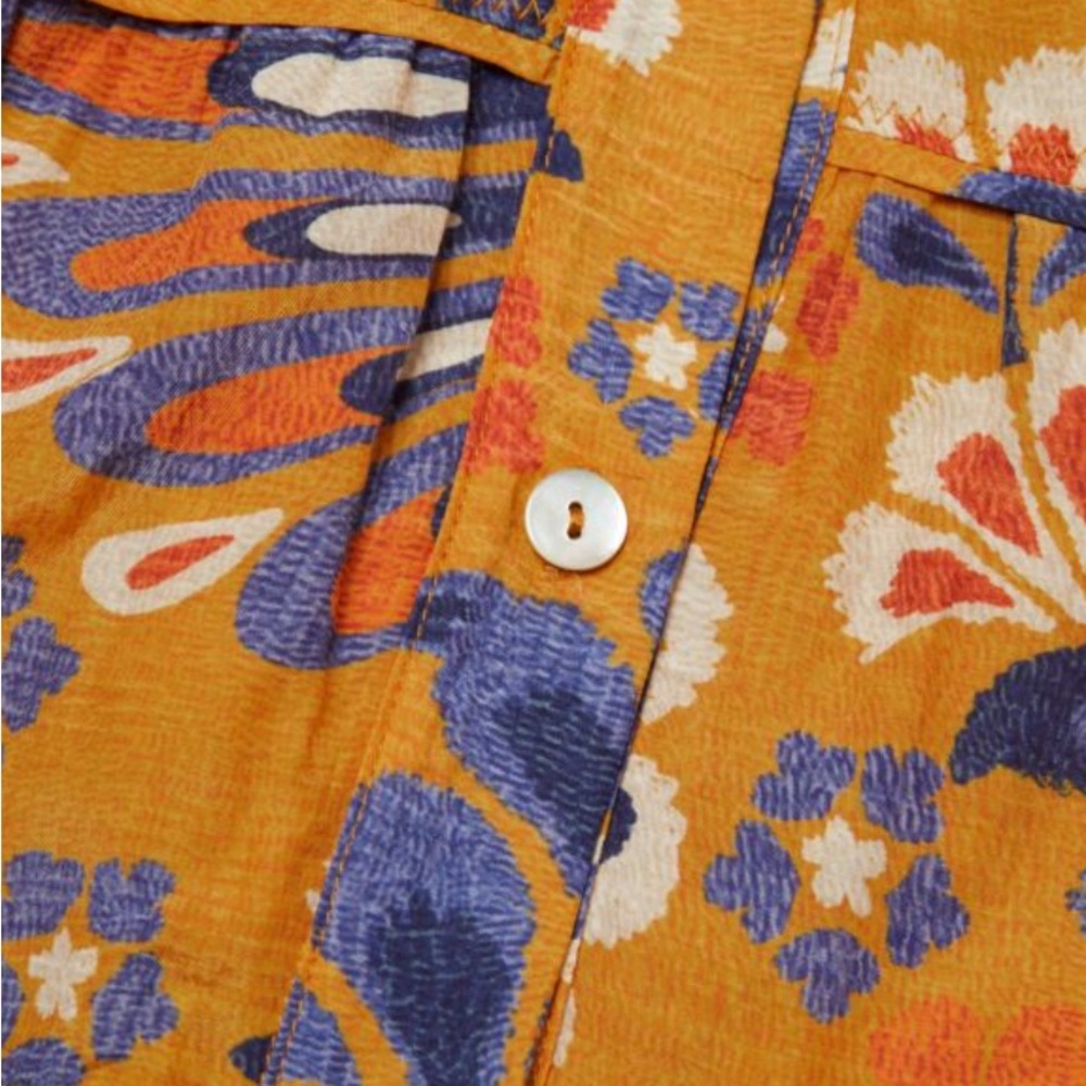 FARM Rio Pineapple Flowers Yellow Mini Dress - Picture 5 of 8